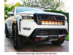 Dual 30-Inch Amber LED Light Bars with Grille Mounting Brackets (22-25 Frontier)