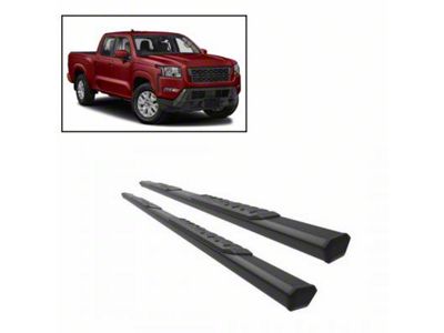 Epic Aluminum Running Boards; Black (22-25 Frontier Crew Cab)