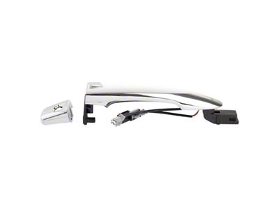 Exterior Door Handle; Front Driver Side; Chrome (15-20 Frontier w/ Lock Provision & Passive Entry)