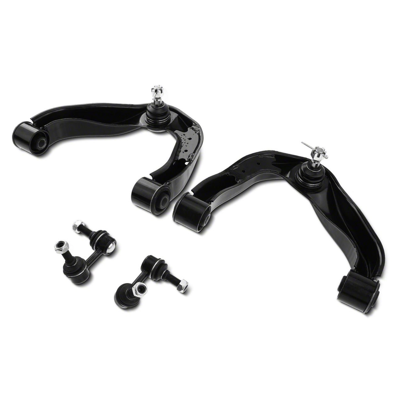Frontier Front Upper Control Arm, Ball Joint and Sway Bar Link Kit (05