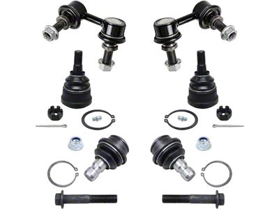 Front Upper and Lower Ball Joints with Sway Bar Links (05-19 Frontier)