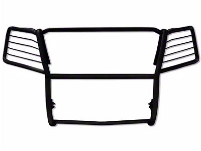 Grille Guard; Semi-Gloss Black (22-25 Frontier)