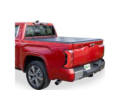 Hard Tri-Fold Low Profile Tonneau Cover; Black (05-21 Frontier w/ 5-Foot Bed)