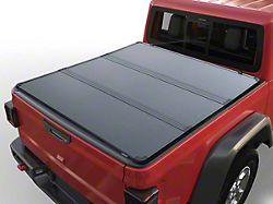 Hard Tri-Fold Tonneau Cover; Black (05-21 Frontier w/ 5-Foot Bed)