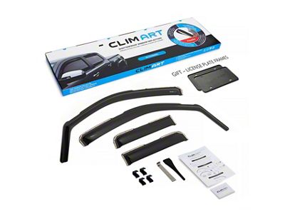 in-Channel Window Deflectors (05-21 Frontier Crew Cab)