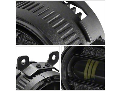 LED Projector Fog Lights; Smoked (09-21 Frontier)
