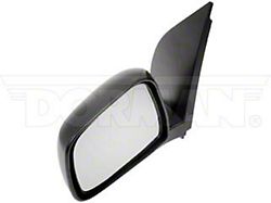 Manual Non-Heated Side Mirror; Driver Side; Black (05-14 Frontier)