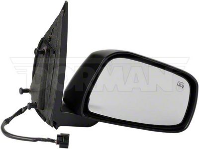 Manual Non-Heated Side Mirror; Passenger Side; Black (05-14 Frontier)