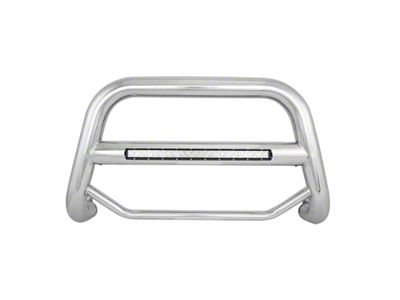 Max Beacon Bull Bar; Stainless Steel (05-21 Frontier)