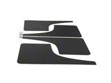 Mud Flaps; Front and Rear; Textured Black (22-26 Frontier)