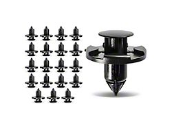Nylon Bumper Fender Trim Panel Retainer Clips; 8mm; 20-Piece (05-23 Frontier)