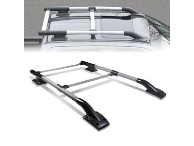 OE Style Aluminum Roof Rack; Black (05-21 Frontier Crew Cab)