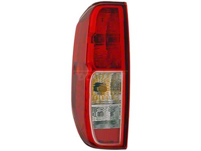 OE Style Tail Light; Chrome Housing; Red/Clear Lens; Driver Side (05-14 Frontier)