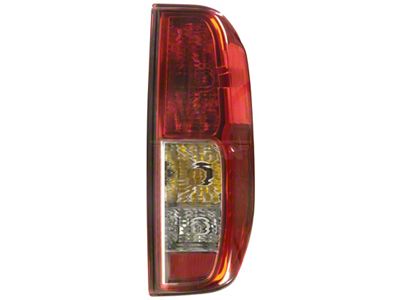 OE Style Tail Light; Chrome Housing; Red/Clear Lens; Passenger Side (05-14 Frontier)