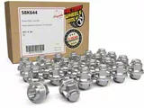 OEM Factory Style Chrome Lug Nut Kit; M12 x 1.25; Set of 24 (05-26 Frontier)