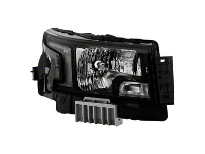 OEM Style Headlight; Black Housing; Clear Lens; Passenger Side (22-25 Frontier w/ Factory Halogen Headlights)