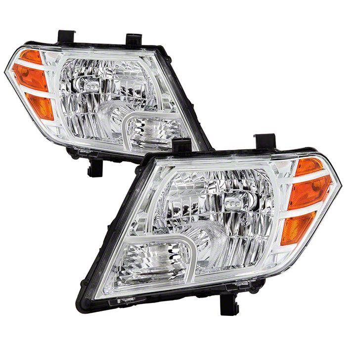 Halogen Headlight Assembly Left Side For Nissan Frontier 2009-2021 – Auheadmotor (Driver Side, Chrome Housing)