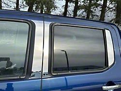Pillar Post Trim; Stainless Steel; 6-Piece (22-25 Frontier Crew Cab)