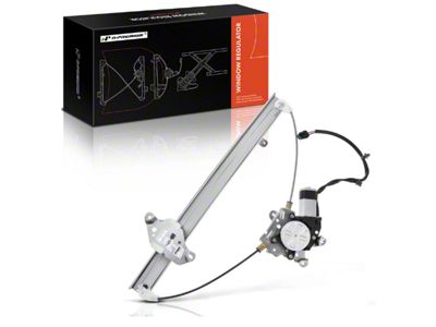 Power Window Regulator with Motor; Rear Passenger Side (05-15 Frontier Crew Cab)