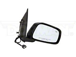 Powered Heated Side Mirror; Passenger Side; Black (05-15 Frontier Crew Cab)
