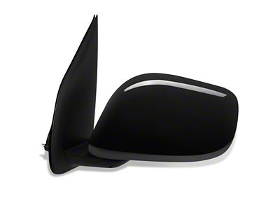 Powered Non-Heated Mirror; Driver Side; Paintable Black Black (05-17 Frontier)