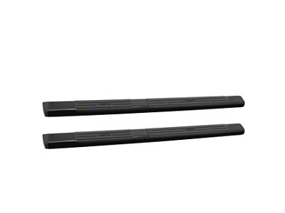 Premier 6 Oval Nerf Side Step Bars without Mounting Kit; Black (05-21 Frontier Crew Cab)