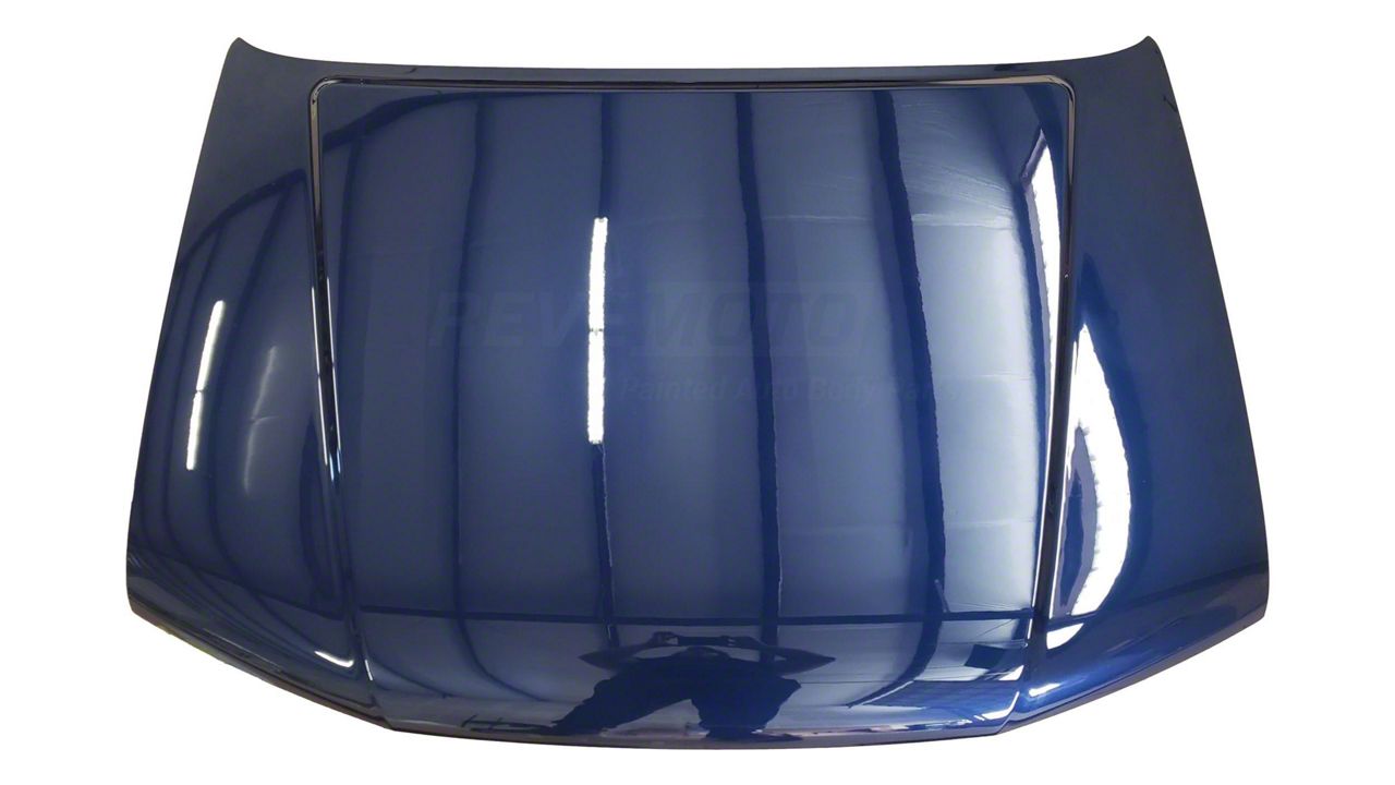 BAREN ボンネットNAVY Frontier Replacement OEM Hood; Deep Blue Metallic (05-19