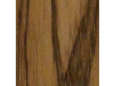 RETROLINER Real Wood Bed Liner; Black Limba Wood; HydroShine Finish; Mild Steel Punched Bed Strips (05-21 Frontier w/ 5-Foot Bed)