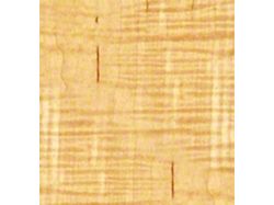 RETROLINER Real Wood Bed Liner; Curly Maple Wood; HydroShine Finish; Mild Steel Punched Bed Strips (05-21 Frontier w/ 5-Foot Bed)