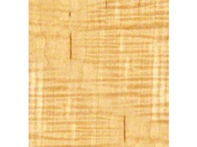 RETROLINER Real Wood Bed Liner; Curly Maple Wood; HydroShine Finish; Mild Steel Punched Bed Strips (05-21 Frontier w/ 5-Foot Bed)
