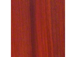 RETROLINER Real Wood Bed Liner; Paduak Wood; HydroSatin Finish; Polished Stainless Punched Bed Strips (05-21 Frontier w/ 5-Foot Bed)