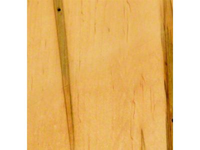 RETROLINER Real Wood Bed Liner; Wormy Maple Wood; HydroShine Finish; Mild Steel Punched Bed Strips (05-21 Frontier w/ 5-Foot Bed)