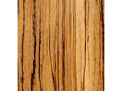 RETROLINER Real Wood Bed Liner; Zebra Wood; HydroShine Finish; Mild Steel Punched Bed Strips (05-21 Frontier w/ 5-Foot Bed)