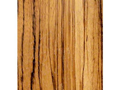 RETROLINER Real Wood Bed Liner; Zebra Wood; HydroShine Finish; Mild Steel Punched Bed Strips (05-21 Frontier w/ 5-Foot Bed)
