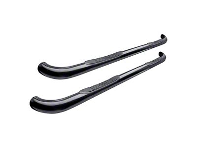 Signature 3-Inch Nerf Side Step Bars; Black (05-21 Frontier Crew Cab)