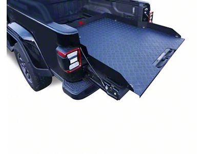 Slide Tray; Textured Black (22-25 Frontier)