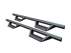 STX Drop Side Step Bars; Black (05-25 Frontier Crew Cab)