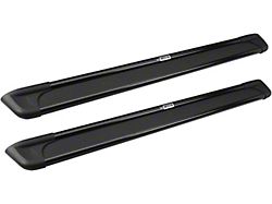 Sure-Grip Running Boards without Mounting Kit; Black Aluminum (05-26 Frontier Crew Cab)