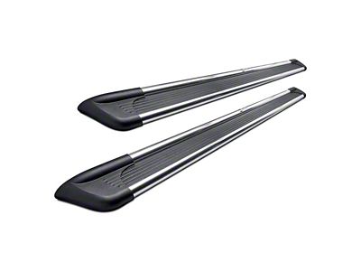 Sure-Grip Running Boards without Mounting Kit; Brite Aluminum (05-25 Frontier King Cab)