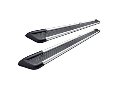 Sure-Grip Running Boards without Mounting Kit; Brushed Aluminum (05-25 Frontier King Cab)