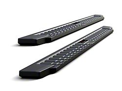 T-Style Running Boards; Black (05-26 Frontier Crew Cab)