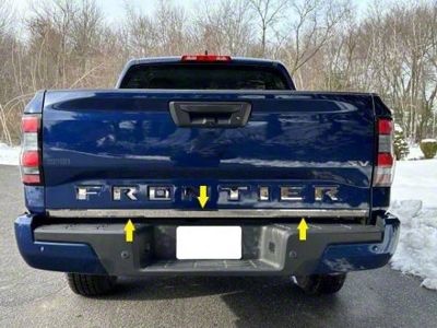 Tailgate Accent Trim; Stainless Steel (22-25 Frontier)