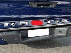 Tailgate Letter Inserts; Stainless Steel (22-25 Frontier)