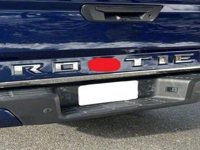 Tailgate Letter Inserts; Stainless Steel (22-25 Frontier)