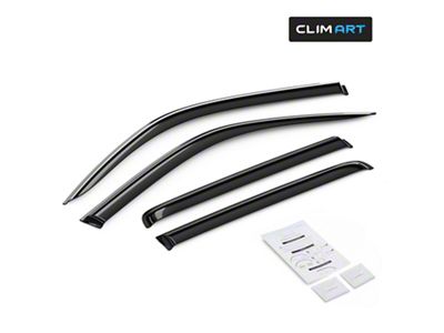 Tape-On Window Deflectors (22-25 Frontier Crew Cab)