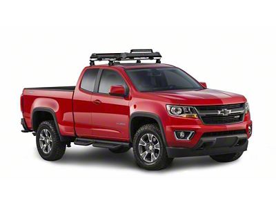 Traveler Cross Bar Roof Rack with Aluminum Basket; Silver (05-21 Frontier)