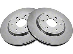 Vented 6-Lug Rotors; Front Pair (05-26 V6 Frontier)