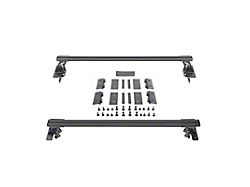 Go Rhino XRS Cross Bars; Textured Black (05-21 Frontier w/o Utili-Track System)