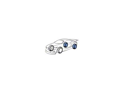 Frozen Rotors Vented 5-Lug Rotor; Rear (21-25 Bronco Sport)