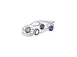Frozen Rotors Vented Rotor; Rear (14-23 Jeep Cherokee KL w/ Single Piston Front Calipers)